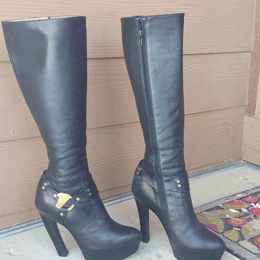 Versace collection boots